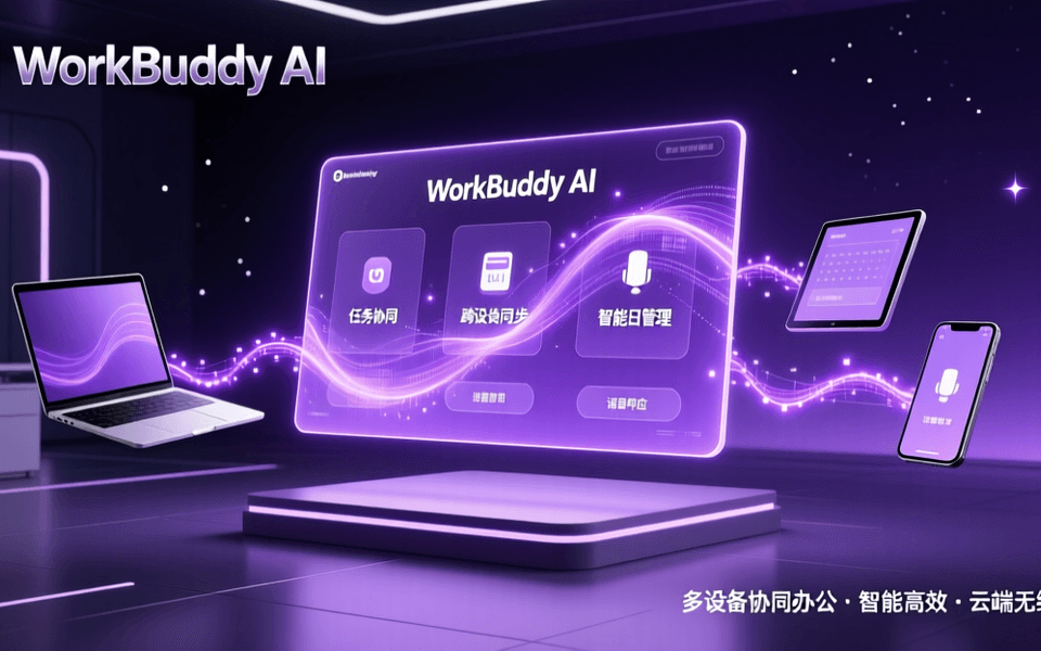腾讯WorkBuddy AI办公开放平台，多设备协同办公