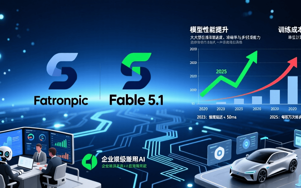 Anthropic Fable 5.1 模型发布海报风格插画
